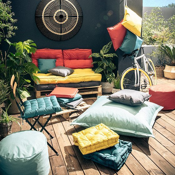 Puf SPIRIT GARDEN, Ø 45 x 30 cm, TODAY