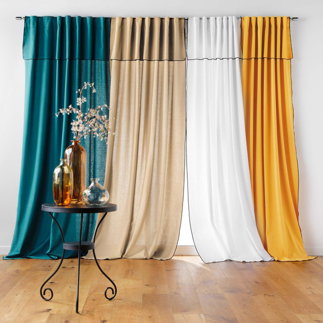 Perdea cu rejansa MISTRALINE, bumbac reciclat, 140 x 240 cm