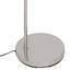 Lampa de podea arcuită FLORIS, metalică, argintie, 177 cm