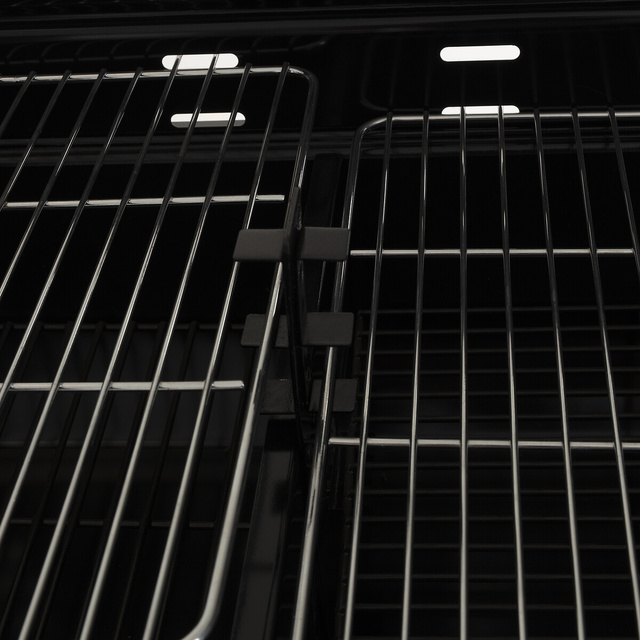 Gratar de gradina cu raft din lemn, BBQ