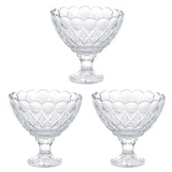 Pahar pentru înghețată deserturi DIAMOND, 3 bucăți x 200 ml