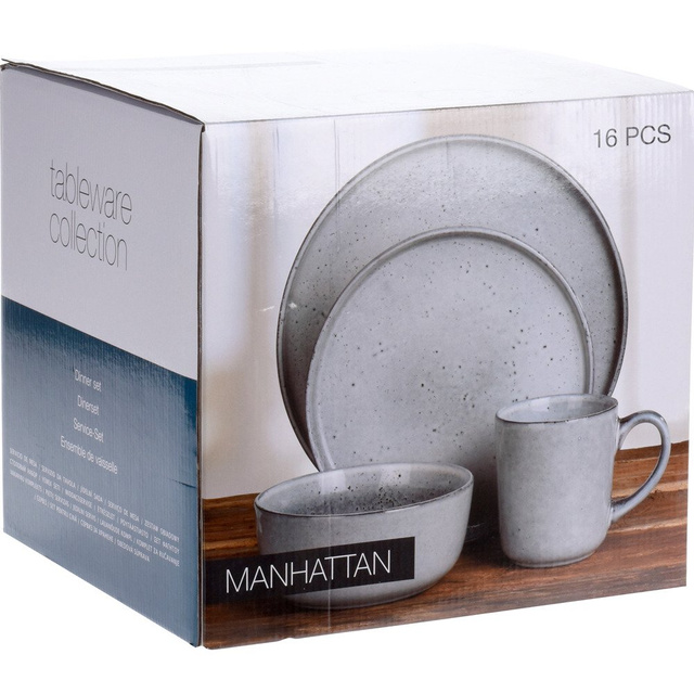 Set vesela MANHATTAN pentru 4 persoane