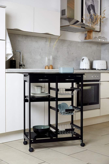 Cărucior de bucătărie BON APPETIT, multifuncțional, WENKO