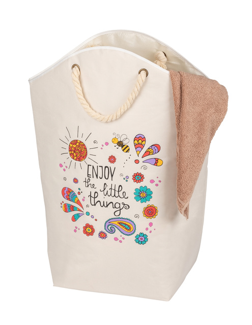 Cos mic pentru rufe cu manere din franghie, 58 l, WENKO