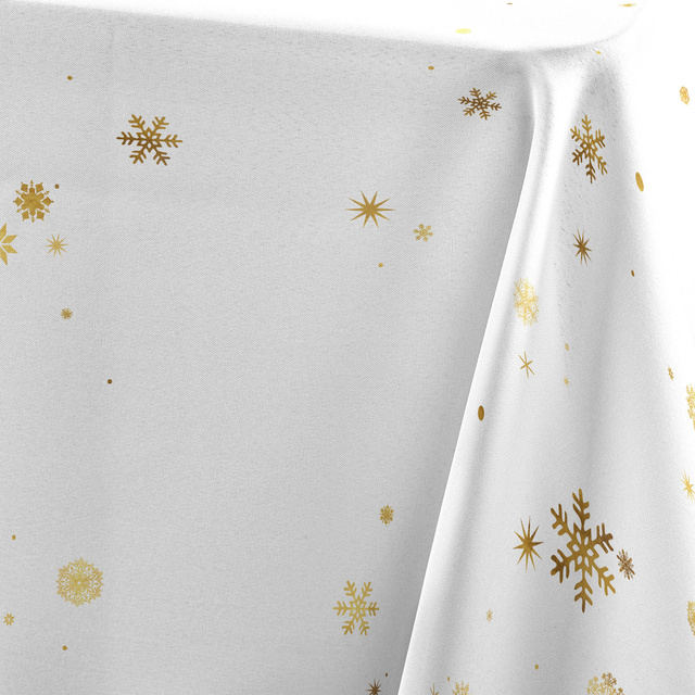 Față de masă cu fulgi de nea aurii, CONSTELAȚIE