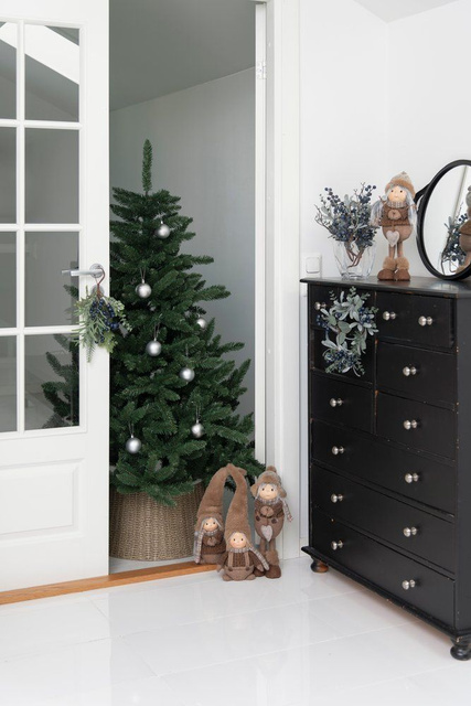 Coroană de Crăciun cu boabe, 30 x 8 cm