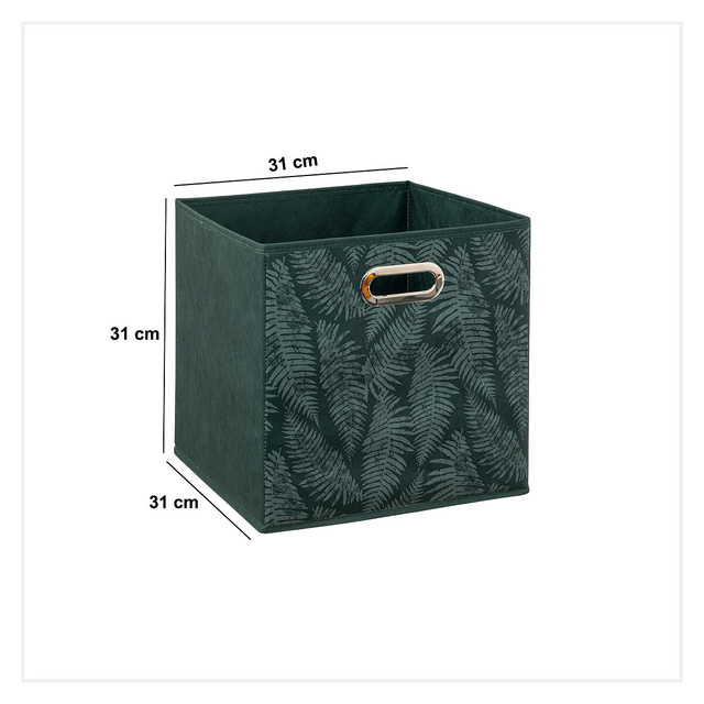 Container de depozitare cu design de frunze 31 x 31 cm