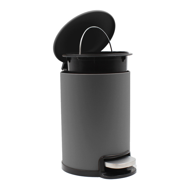 Coș de gunoi de baie cu închidere moale, 3 l, METALINE