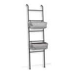 Etajera de baie in forma de scara, 2 cosuri, ZELLER