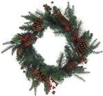 Coroniță de Crăciun cu conuri, Ø 45 cm