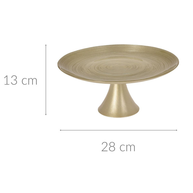 Suport modern pentru tort din sticlă, Ø 28 cm
