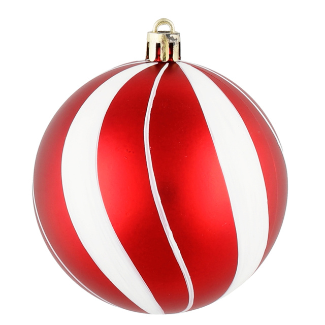 Globuri de Crăciun Ø 8 cm, cu sclipici, 6 bucăți