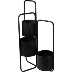 Suport metalic pentru plante FLORE, 3 niveluri, 57 cm