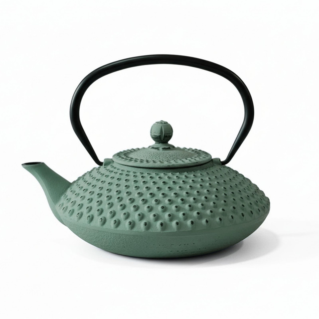 Ceainic din fontă cu infuzor MIKA, 1250 ml, verde deschis