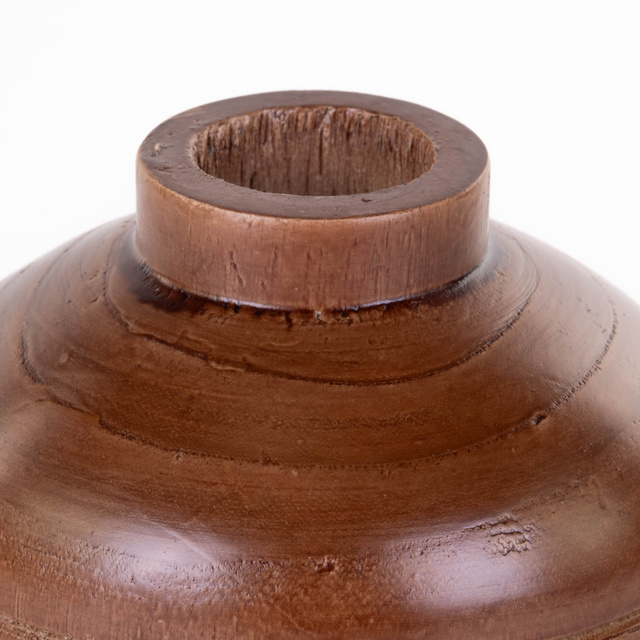 Vaza din lemn, Ø 15 cm