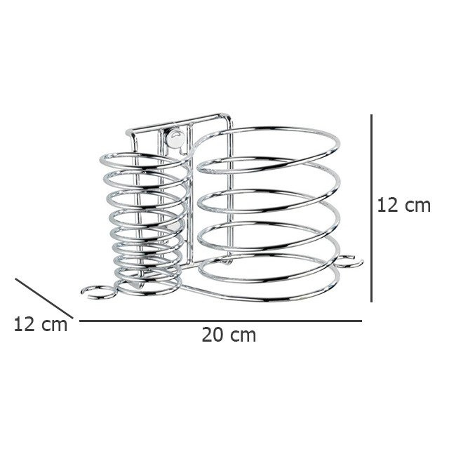 Suport CLASSIC pentru uscător de păr și placă de îndreptat părul, 2 în 1, WENKO