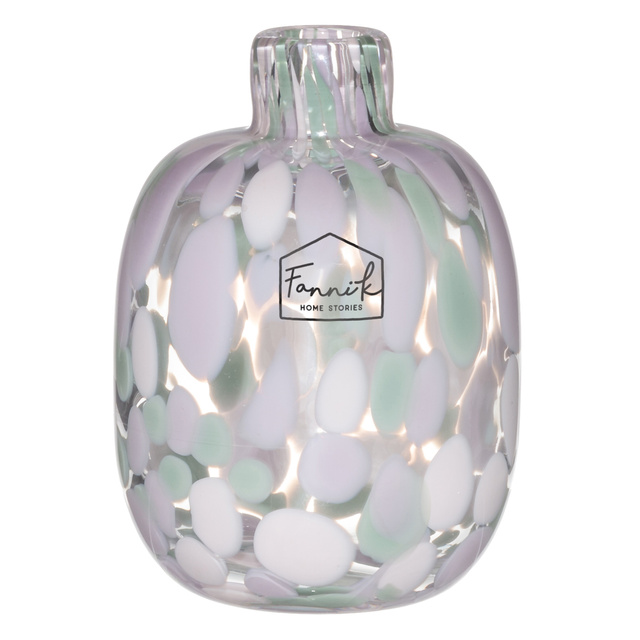 Vază de sticlă OMBRA, 13 cm, design unic