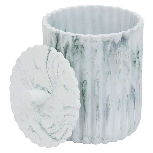 Coș de gunoi mic MARBY model marmură, 5 l