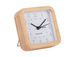 Ceas deșteptător cu carcasă de bambus NEAT, 9 x 9 cm