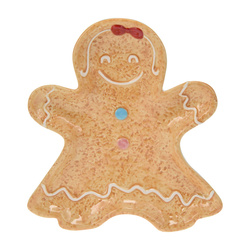 Tava de Crăciun în formă de turtă dulce, 22 x 19 cm, COOKIE