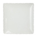 O farfurie patrata 21 x 21 cm, cu finisaj decorativ