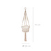 Ghiveci de flori suspendat de macrame, 45 cm