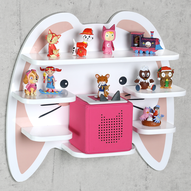Etajeră de perete cu urechi pentru camera copilului, 45 cm