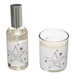 Set parfum, alb, spray si lumânare, 90 g