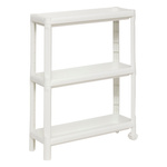 Raft îngust pentru baie NIV din plastic, 3 nivele, 52 x 17 x 70,5 cm