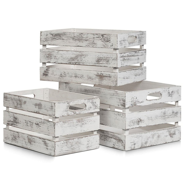 Cutie de depozitare VINTAGE, din lemn, 31x21x19 cm, ZELLER