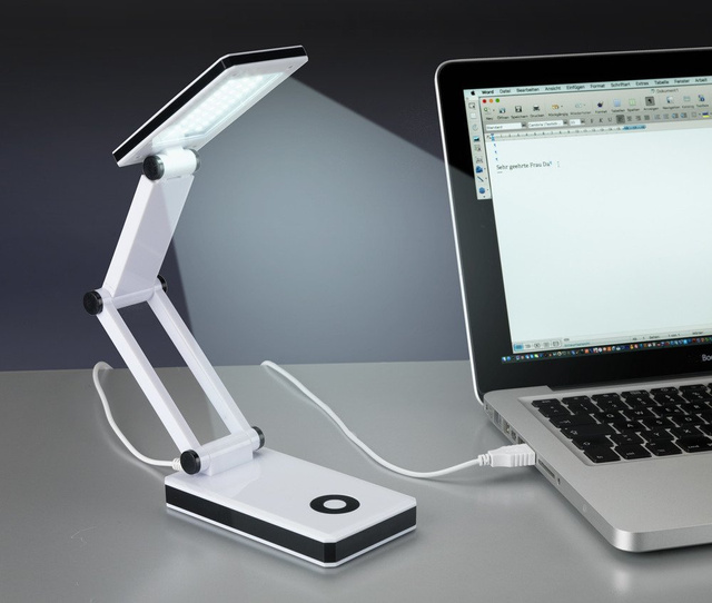 Lampă LED pliabilă, alimentată prin USB