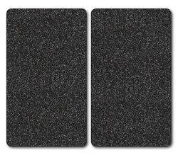 Plăci de protecție pentru aragaz 2 bucăți, din sticlă