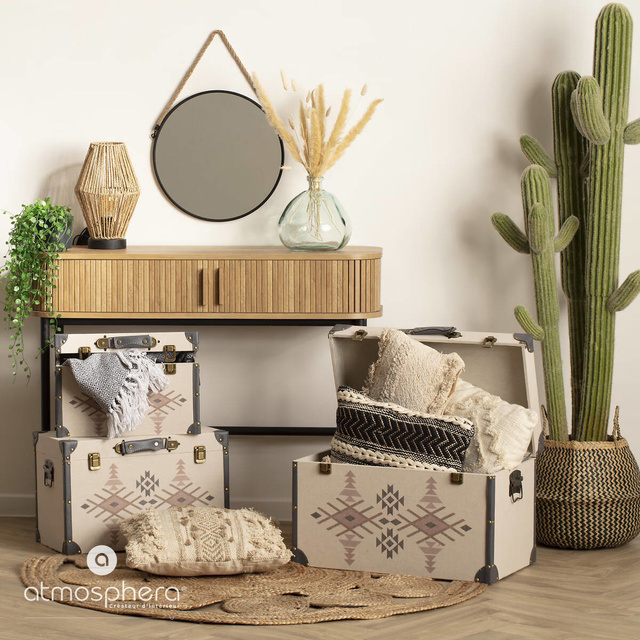 Vaza din sticla reciclata, 35 cm