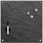 Tabla magnetica din sticla, cu suprafata de scris, accesoriu de perete din otel inoxidabil.