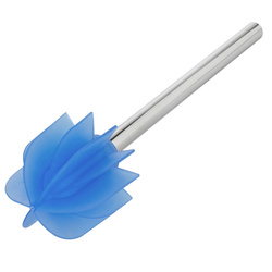 Perie de toaleta cu cap din silicon, Ø 7,5 cm, WENKO