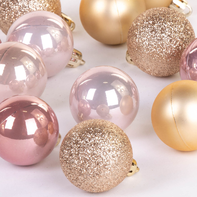 Set globuri de Craciun din sticla, Ø 3 cm, 24 bucati