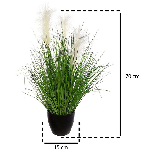 Iarbă artificială în ghiveci, 70 cm