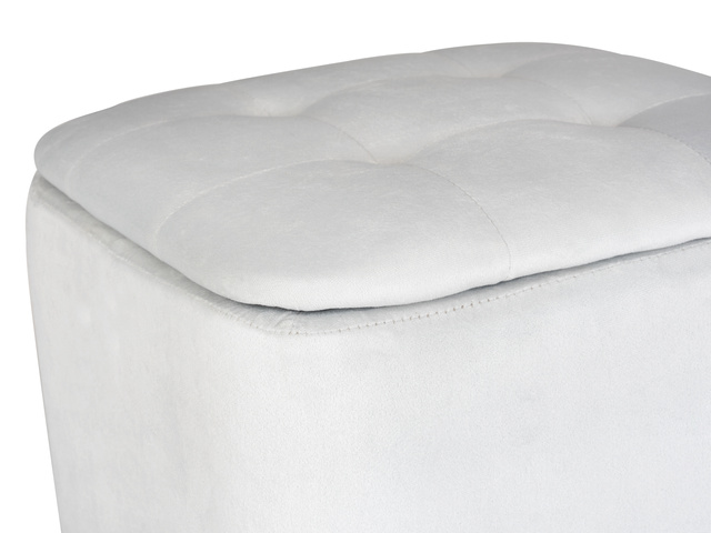 Puf pentru living EMMA, din catifea, cu spatiu depozitare, 42, 5 cm, WENKO