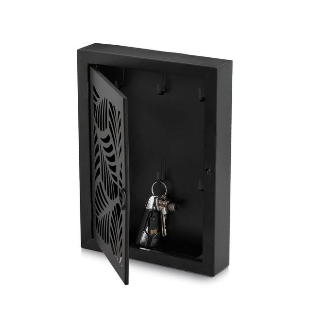 Cutie metalică pentru chei LEAVES, 30 × 22 × 5 cm