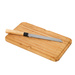 Cutie de paine cu capac din bambus si cutit de paine, 35 x 20 cm