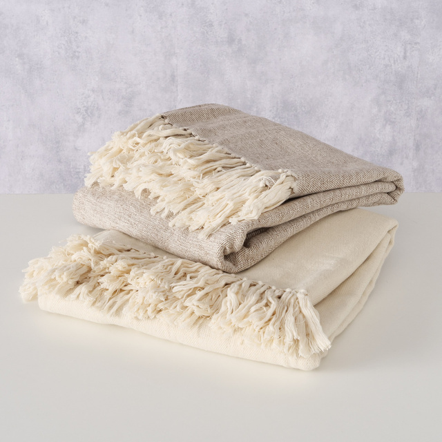 Pătură din bumbac Bonneh, 170 x 140 cm