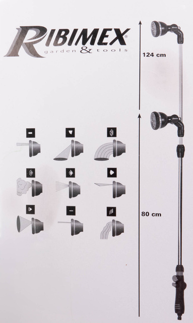 Lance de irigare RIBIMEX, 9 moduri, lungime ajustabila
