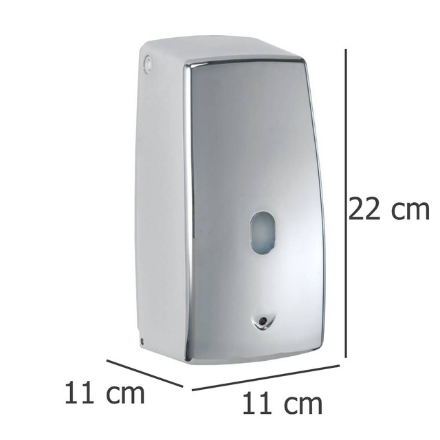 Dispenser de săpun fără contact TREVISO CHROME cu infraroșu - 650 ml, WENKO, argintiu