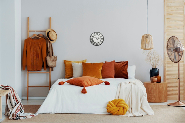 Ceas de perete Atmosphere, Ø 35 cm, negru