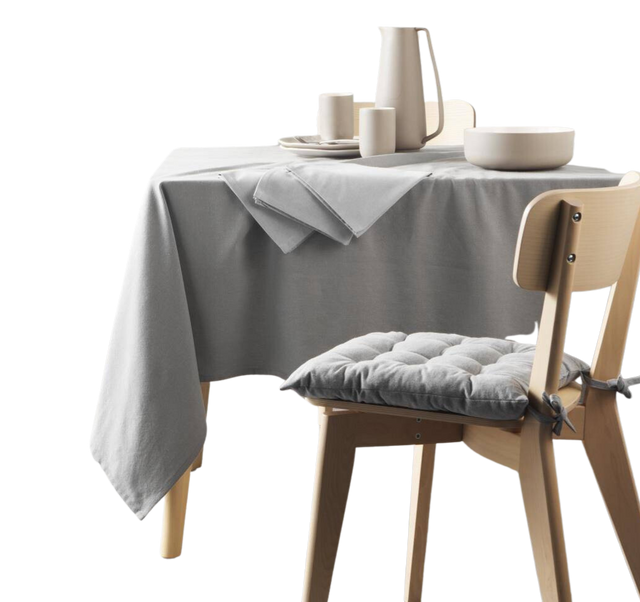 Fata de masa dreptunghiulara MISTRAL, bumbac neted reciclat, 140 x 240 cm