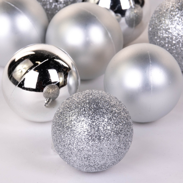 Set globuri de Craciun, Ø 4 cm, 20 bucati