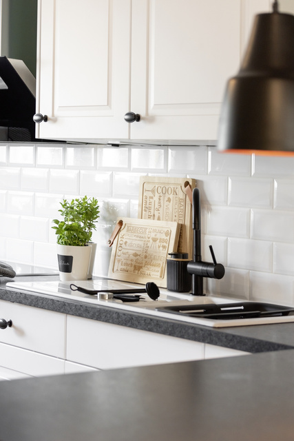 Ghiveci din ceramică WAIA, alb, ∅ 13, WENKO