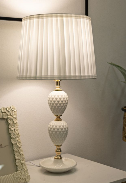 Lampă de birou cu bază decorativă TORRE, 57 cm