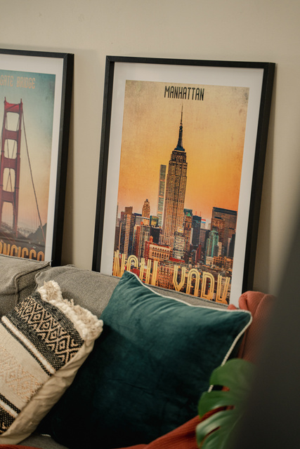 Poster in rama CITY, 52 x 72 cm