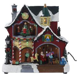 Scenă de sărbătoare mobilă Reședința lui Moș Crăciun